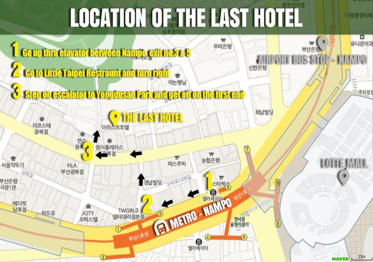 The Last Hotel Nampo Busan Buitenkant foto